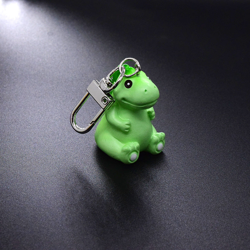 Wholesale Cartoon Dinosaur Resin Rhino Keychain